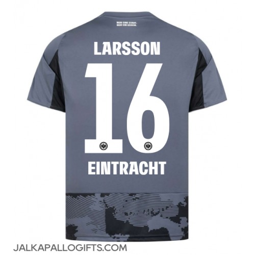 Eintracht Frankfurt Hugo Larsson #16 Kolmaspaita 2025-26 Lyhythihainen